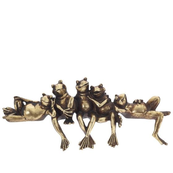 Фигурка декоративная "Лягушки", L28 W6 H10,5 см