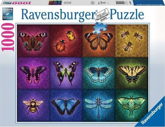 Ravensburger Puzzle 2D 1000 elementów Piękne skrzydlate owady