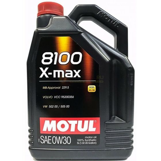 Масло моторное Motul 8100 X-MAX 0W30, 5 л 106571