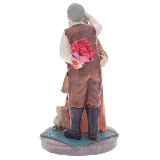 Фигурка декоративная &quot;Бабушка с дедушкой&quot;, Д15 Ш11,5 В21,5 см