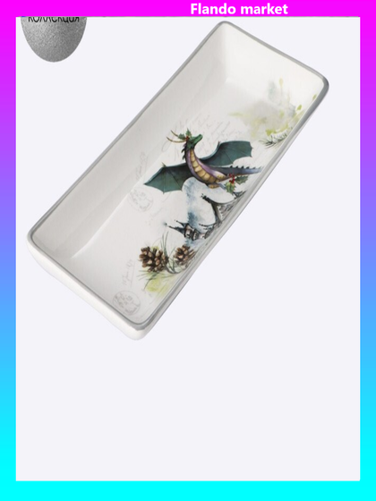 !09 Блюдо сервировочное «Дракоша», 28×12×3,2 см