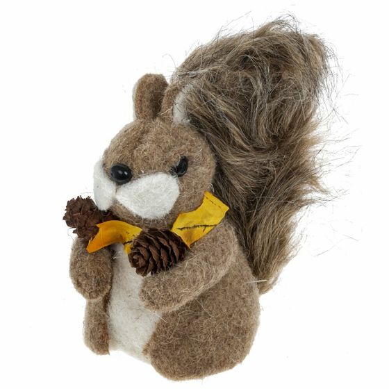 Фигурка декоративная &quot;Белка&quot;, Д7 Ш11 В14 см