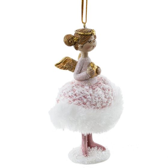Фигурка декоративная  подвесная &quot;Ангел&quot;, L7 W7 H10,5 см, 2в.