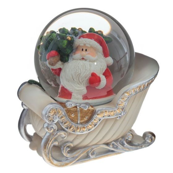 Фигурка декор в стекл шаре &quot;Дед Мороз&quot;, D6 см, L9,5 W7 H9,5 см, 2в.