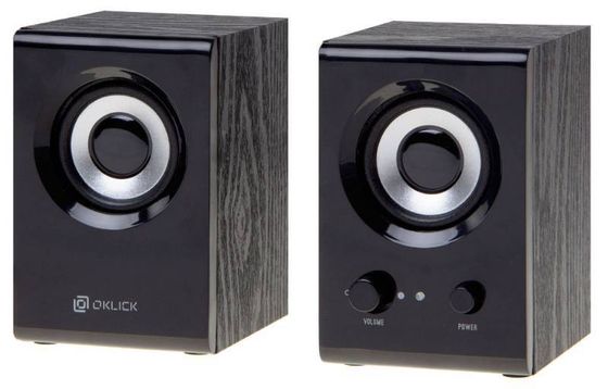 Колонки 2.0 Oklick OK-160 2.0 6Вт черный
