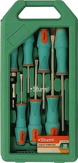Набор отверток Sturm! 1040-02-SS1 в компл.:28 предметов жесткий кейс