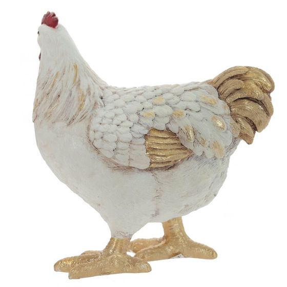 Фигурка декоративная &quot;Петух/Курица&quot; (блок 2шт), L18 W9,5 H20 см, 2в.