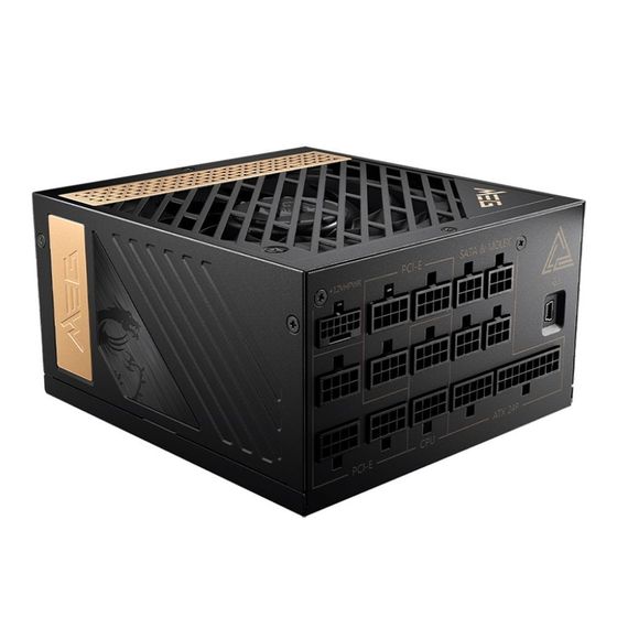 Блок питания 1300W MSI MEG Ai1300P PCIE5 |306-7ZP4A11-CE0| , 1300W, 80+ Platinum, полностью модульный, ATX 3.0, PCIE5, RTL