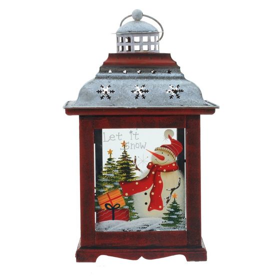 Фигурка декоративная &quot;Фонарик&quot;, L21 W21 H38,5 см