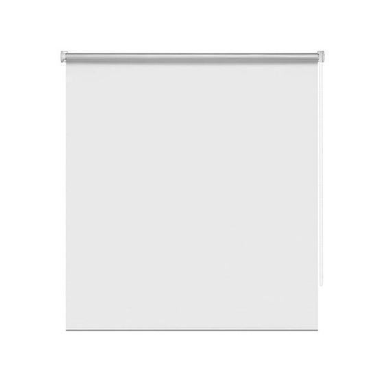 Рулонная штора Decofest «Блэкаут Штрих», 80x230 см, цвет белый