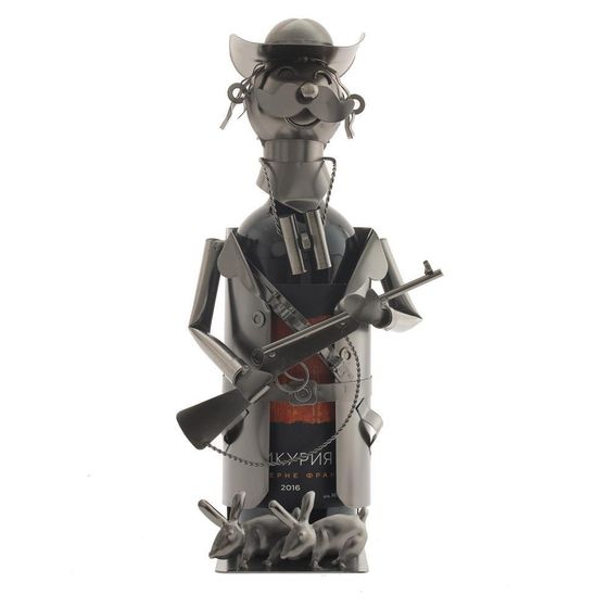 Подставка для бутылки &quot;Охотник&quot;, Д14 Ш12 В20,5 см