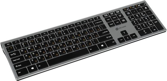 Клавиатура Oklick 890S беспров. серый