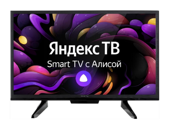 Телевизор LED 24&quot; Vekta LD-24SR4715WS черный (SMART TV)