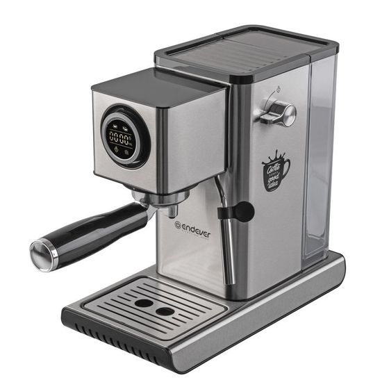 Кофеварка рожковая Endever Costa-1090 1400Вт стальной