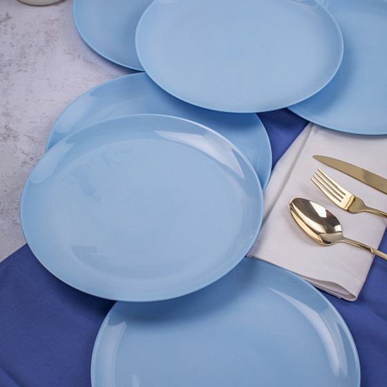 Столовый набор ЛАЙТ БЛЮ&amp;УАЙТ 18 предметов