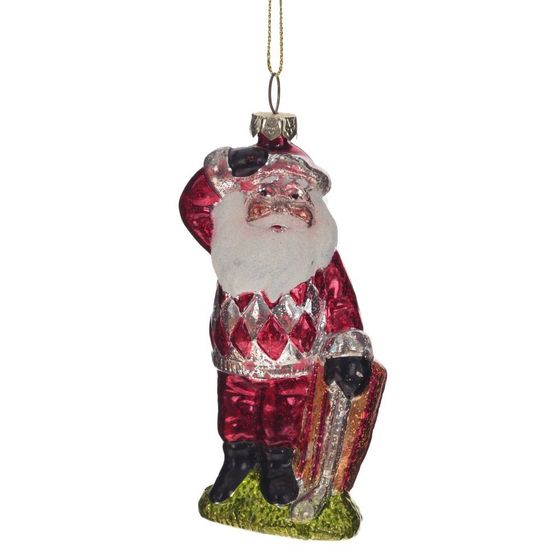 Украшение новогоднее &quot;Дед Мороз&quot;, L6 W3,5 H13 см, 2в.