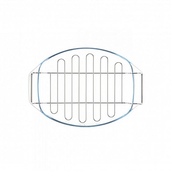 Блюдо Pyrex Irresistible 39х27см овальное с решеткой