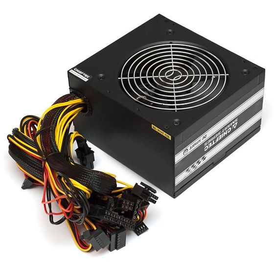 Блок питания 700W ATX Chiefitec RTL [GPS-700A8] ATX-12V V.2.3 PSU with 12 cm fan, Active PFC, fficiency &amp;gt;80% with power cord 230V only