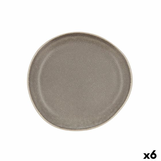 Плоская тарелка Bidasoa Gio Irregular 20 см Керамическая сырная (6 шт.)