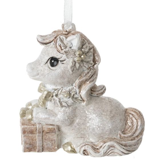 Фигурка декоративная подвесная &quot;Лошадка&quot;, L6,5 W3 H6,5 см