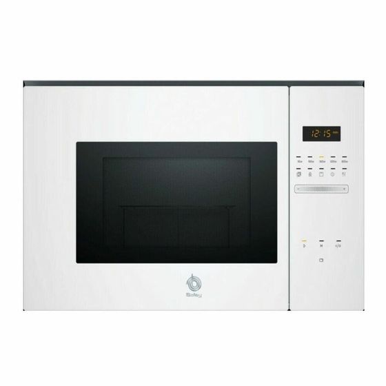 Микроволновая печь Balay 3CG5172B2 20L Белый 20 л 800 Вт