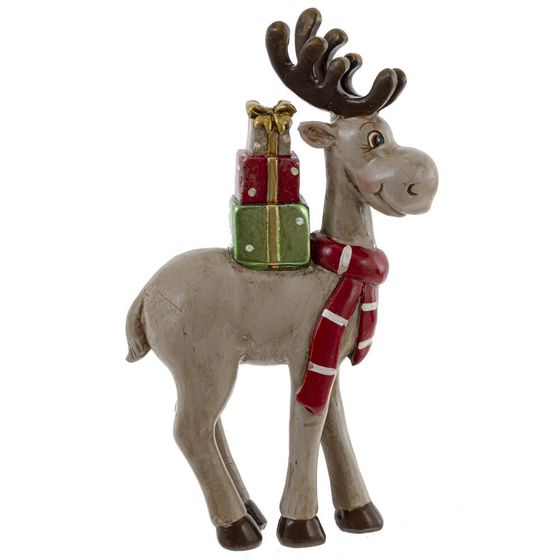 Фигурка декоративная &quot;Олень&quot;, L9,5 W3,5 H16 см, 2в.