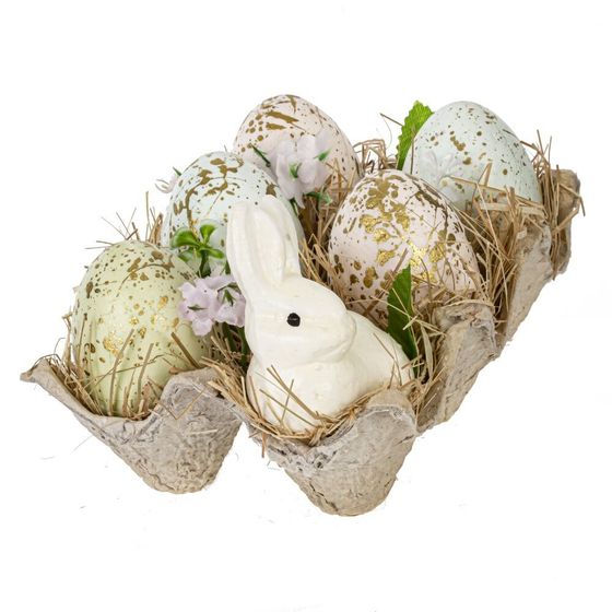 Изделие декоративное &quot;Пасхальная композиция&quot;, L14,5 W10 H9,5 см