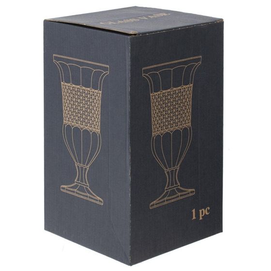 Ваза, 750 мл, L14 W14 H24,5 см