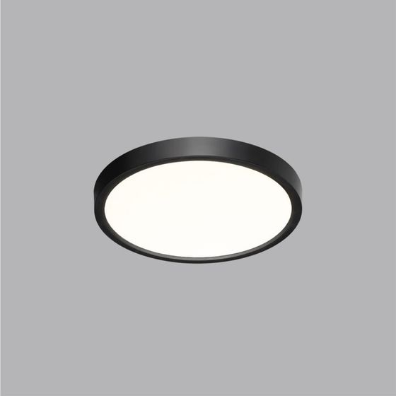 Светильник настенно-потолочный Sonex. Alfa black, 18Вт, Led, 25х230х230 мм, цвет чёрный