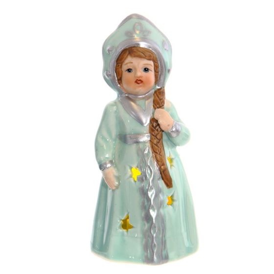 Фигурка декоративная &quot;Снегурочка&quot; с подсветкой, L5 W4,5 H11 см, 2в.