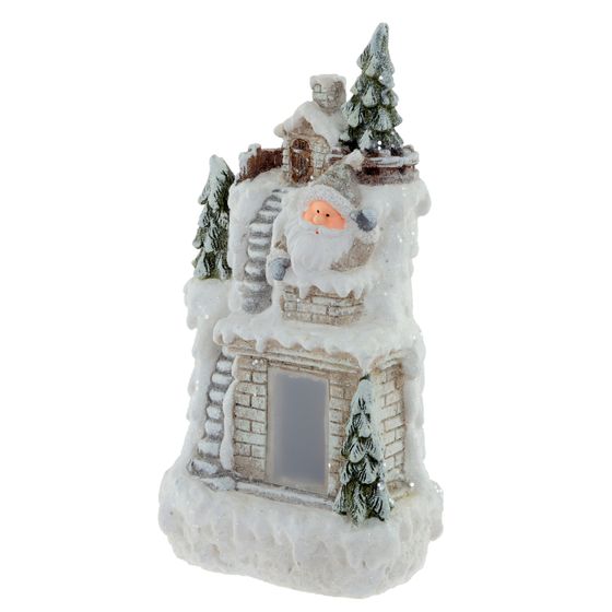 Фигурка декоративная &quot;Камин&quot; (подсветка, 3xAAA), L25 W16 H49 см