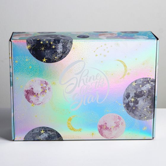 !09 Складная коробка «Shine», 30,5 × 22 × 9,5 см