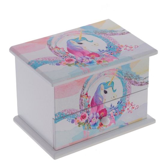 Шкатулка для украшений музыкальная, Д13 Ш9,5 В9,5 см