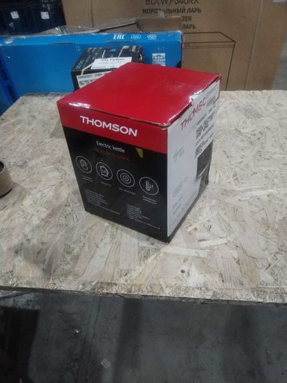 УЦЕНКА-Чайник электрический Thomson K30ES-3002 1.7л 2000Вт черный-(отклеился носик, надорвана упаковка)