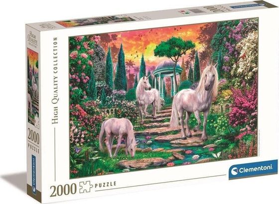 Clementoni Puzzle 2000 el. HQ Classical Garden Unicorns