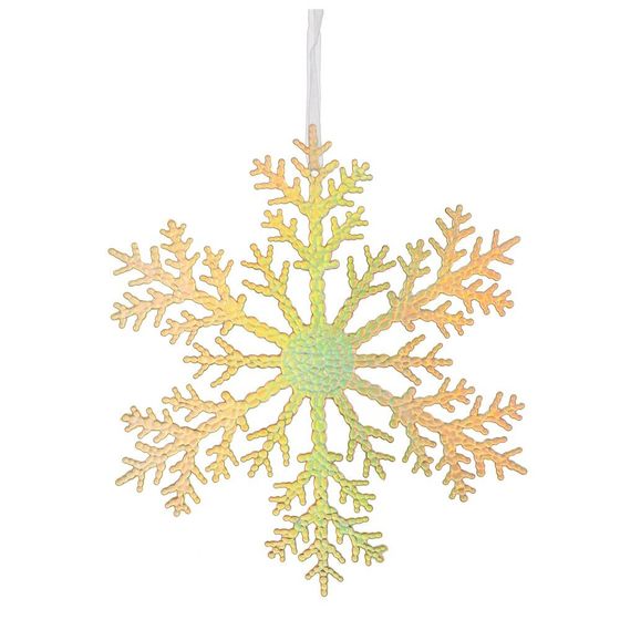 Украшение новогоднее &quot;Снежинка&quot;, L21 W0,1 H21 см, 3в.