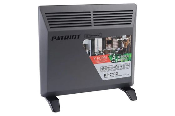 Конвектор Patriot PT-C 10 X, 1000 Вт серый (633307302)