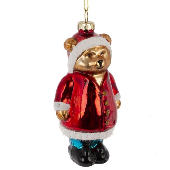 Украшение новогоднее "Мишка", L6 W6 H13,5 см