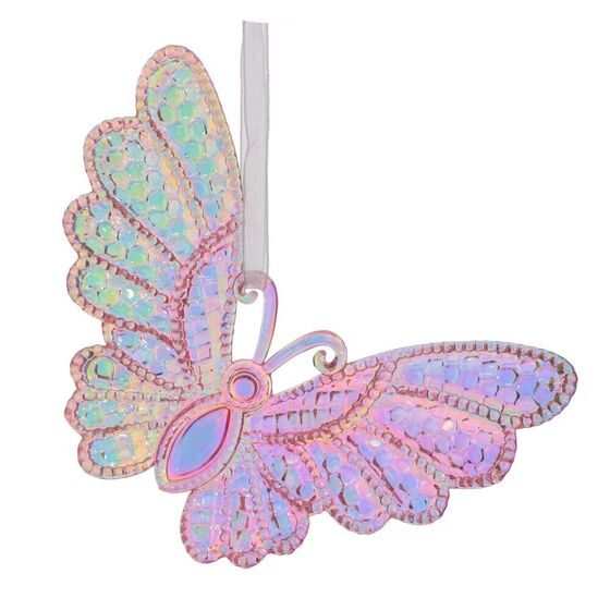 Украшение новогоднее &quot;Бабочка&quot;, L13 W2 H10 см, 3в.