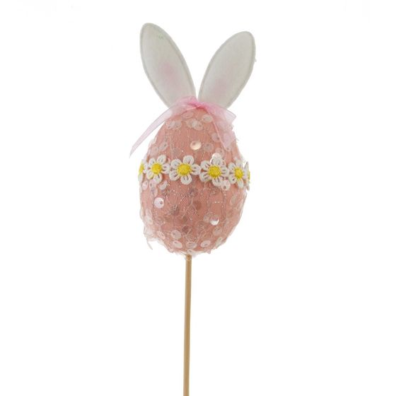 Изделие декоративное (вставка) "Яйцо" (блок 12шт) (6*6*11), L6 W6 H35 см, 3в.