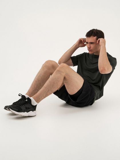 Шорты мужские Resport, р. 50, чёрные, с велосипедками