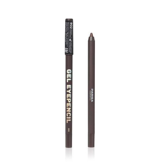 Карандаш для глаз Parisa Gel Eyepencil, GP802 коричневый