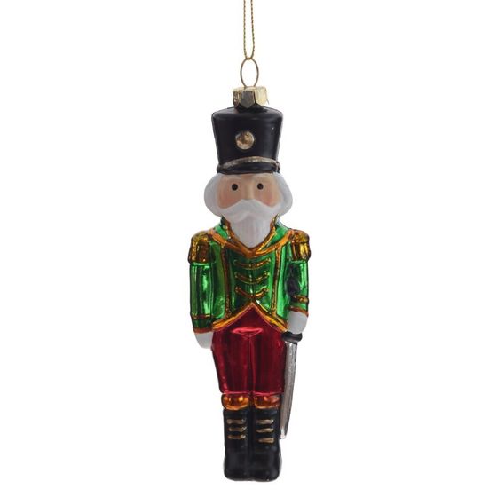 Украшение новогоднее &quot;Солдатик&quot;, L4,5 W2,5 H15,5 см, 3в.