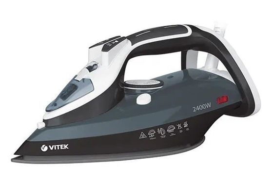Утюг Vitek VT-8304 2400Вт черный/белый/синий