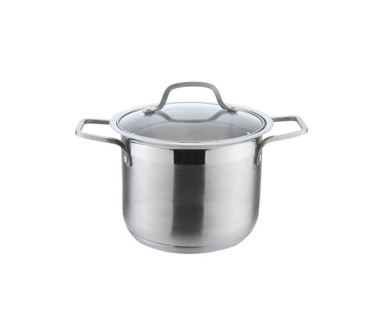 Кастрюля Kelli KL-4227 17,5л стек.кр серебристый