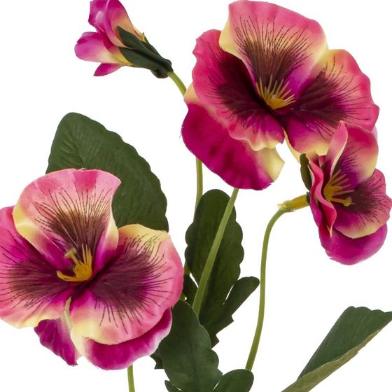 Цветок искусственный &quot;Фиалка&quot;, L14 W8 H38 см