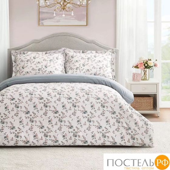 Постельное Белье Arya Simple Living Сатин Семейное 160x220 Mary Cветло-розовый