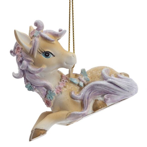 Фигурка декоративная подвесная &quot;Лошадка&quot;,  L6 W2,5 H6 см, 2в.