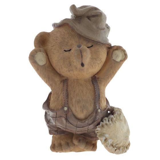 Фигурка декоративная &quot;Медвежонок&quot;, Д9,5 Ш6,5 В14 см, 3в.