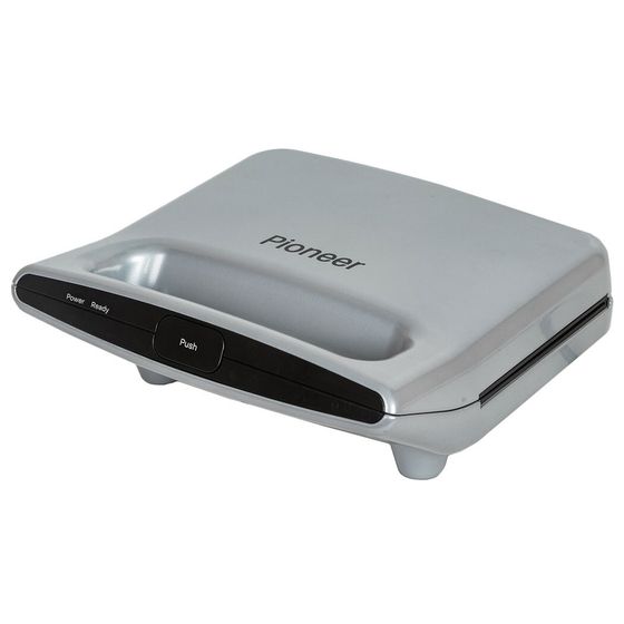 Электрогриль Pioneer GR1011E 850Вт серебристый